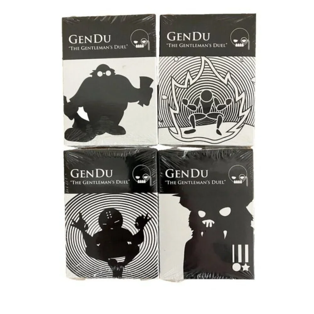 GenDu The Gentleman's Duel Card Game 4 Booster Packs Gen Du TCG Sealed